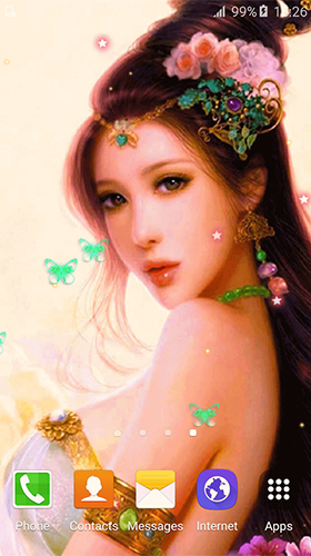 Cute princess by Free Wallpapers and Backgrounds apk - free download.
