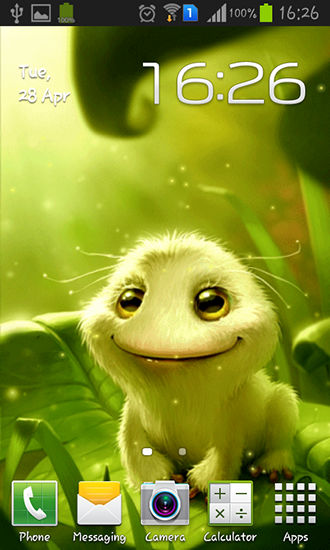 Download Cute alien free livewallpaper for Android 4.1.1 phone and tablet.