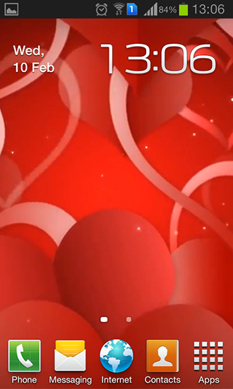 Download livewallpaper Day of love for Android.