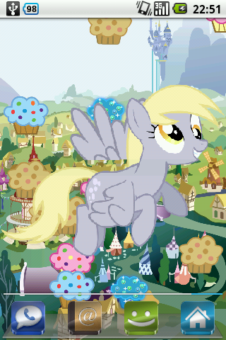 Download livewallpaper Derpy's dream for Android.