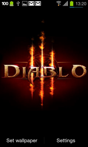 Download Diablo 3: Fire free livewallpaper for Android 4.0.3 phone and tablet.