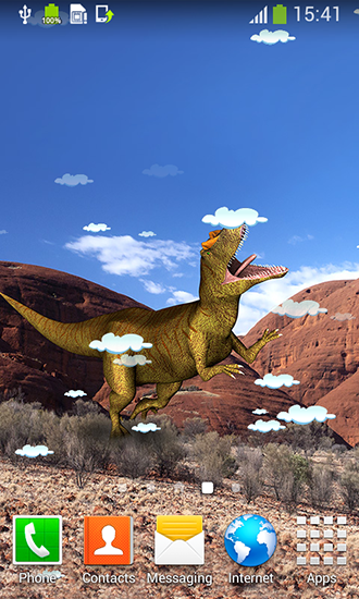 Download livewallpaper Dinosaur for Android.