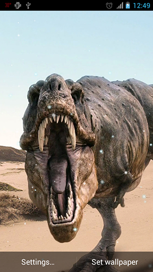 Download livewallpaper Dinosaurs for Android.