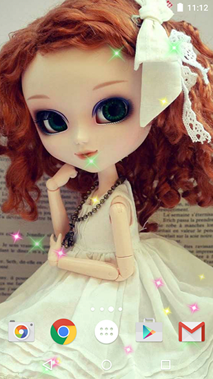 Download livewallpaper Dolls for Android.