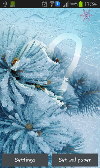 Download livewallpaper Draw on the frozen screen for Android.