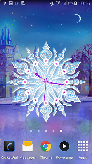 Download Dreamery clock: Christmas free livewallpaper for Android 4.4.2 phone and tablet.