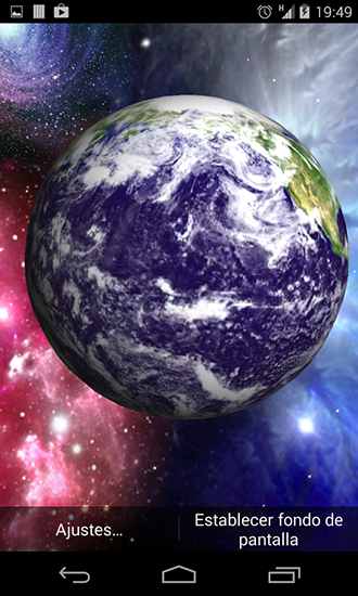 Download livewallpaper Earth 3D for Android.