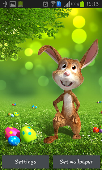 Download Easter bunny free livewallpaper for Android A.n.d.r.o.i.d. .5...0. .a.n.d. .m.o.r.e phone and tablet.