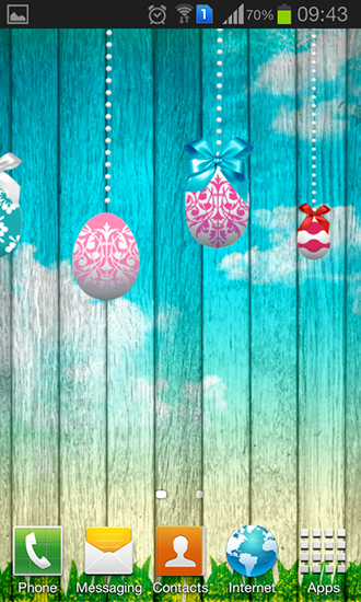 Download livewallpaper Easter by Brogent technologies for Android.
