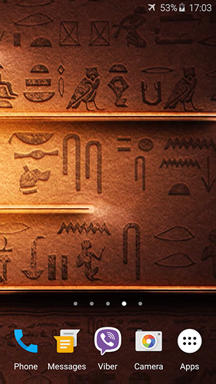 Download livewallpaper Egyptian theme for Android.