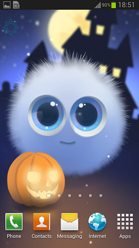 Download livewallpaper Fairy puff for Android.