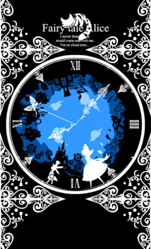 Download Fairy tale Alice free With clock livewallpaper for Android phone and tablet.