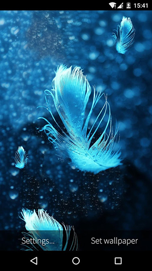 Download livewallpaper Feather: Bubble for Android.