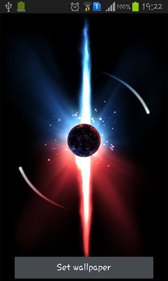 Download Fire and ice free Space livewallpaper for Android phone and tablet.