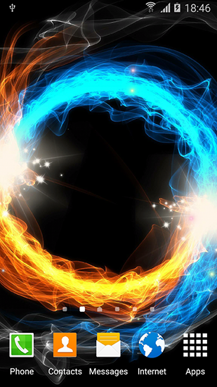 Download Fire and ice by Blackbird wallpapers free livewallpaper for Android 4.2.1 phone and tablet.