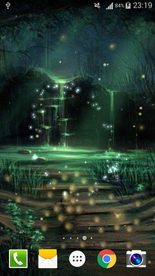 Download livewallpaper Fireflies by Live wallpaper HD for Android.