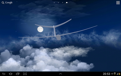 Download Flight in the sky 3D free livewallpaper for Android 1.0 phone and tablet.