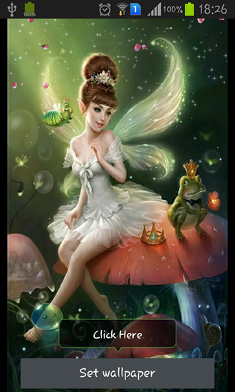 Download Flower fairy free livewallpaper for Android 4.4.2 phone and tablet.