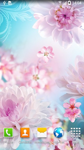 Download Flowers by Live wallpapers 3D free livewallpaper for Android 4.0.3 phone and tablet.