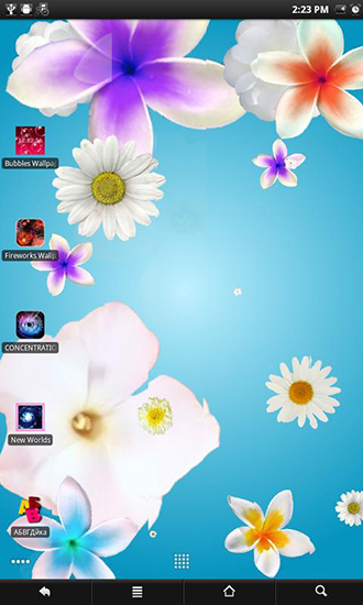 Download Flowers live wallpaper free livewallpaper for Android 4.0.4 phone and tablet.