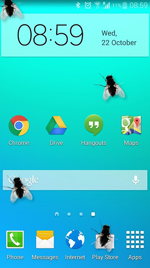 Download Fly in phone free livewallpaper for Android 4.0.1 phone and tablet.