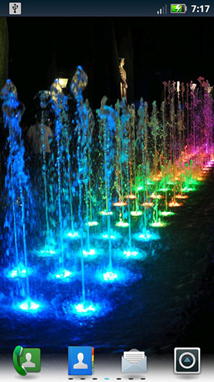 Download livewallpaper Fountains for Android.