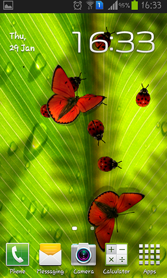 Download Friendly bugs free Plants livewallpaper for Android phone and tablet.