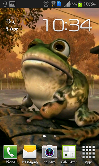 Download Frog 3D free livewallpaper for Android 4.1 phone and tablet.