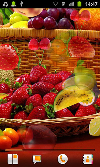 Download livewallpaper Fruit by Happy live wallpapers for Android.