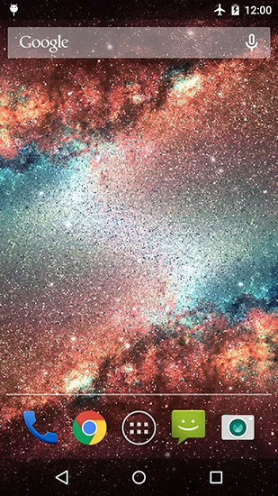 Download livewallpaper Galaxy dust for Android.