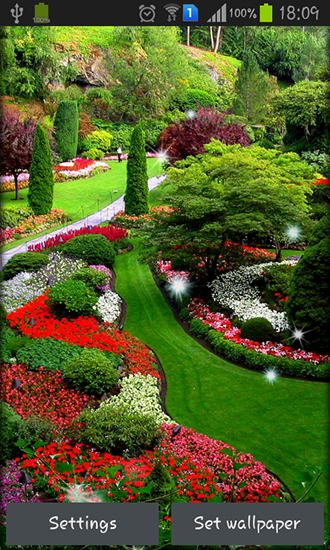 Download Garden free Landscape livewallpaper for Android phone and tablet.