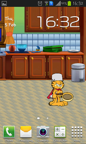 Download Garfield's defense free Cartoon livewallpaper for Android phone and tablet.
