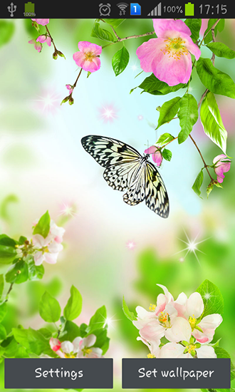 Download livewallpaper Gentle flowers for Android.