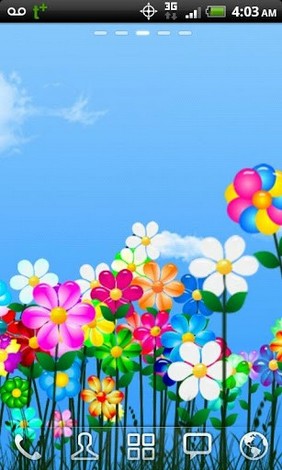 Download Glass garden free Flowers livewallpaper for Android phone and tablet.