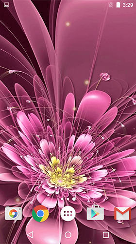 Glowing flowers by Free Wallpapers and Backgrounds apk - free download.