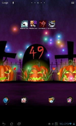 Download livewallpaper Halloween for Android.