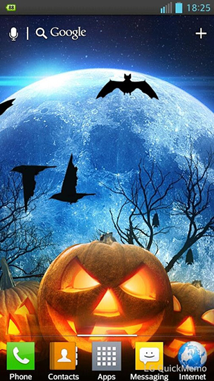 Download livewallpaper Halloween HD for Android.