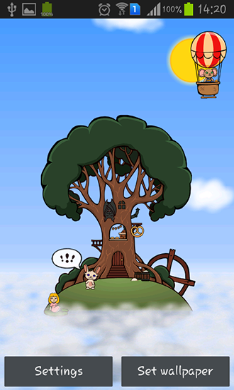 Download Home tree free livewallpaper for Android 4.0.3 phone and tablet.