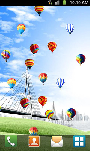 Download livewallpaper Hot air balloon by Venkateshwara apps for Android.