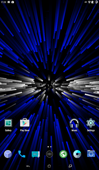 Download livewallpaper Infinite rays for Android.