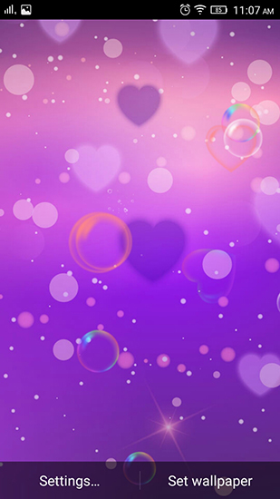 Download livewallpaper Is it love for Android.