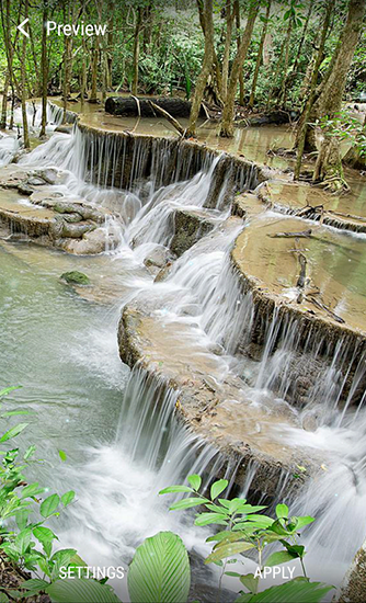 Download livewallpaper Lost waterfall for Android.