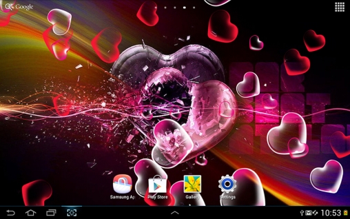 Download livewallpaper Love for Android.