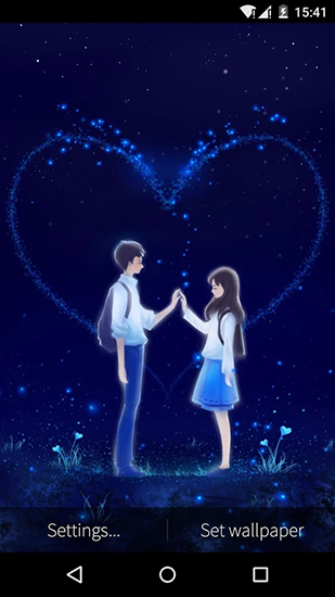 Download Love and heart free Cartoon livewallpaper for Android phone and tablet.