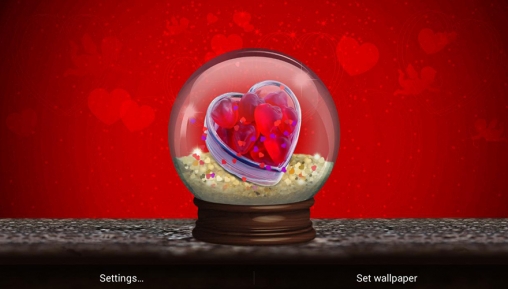 Download livewallpaper Love world for Android.