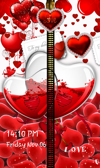 Download Love: Zipper free livewallpaper for Android 4.4.2 phone and tablet.