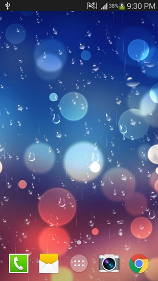 Download livewallpaper Magic drops for Android.