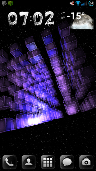 Download Matrix 3D сubes free Abstract livewallpaper for Android phone and tablet.