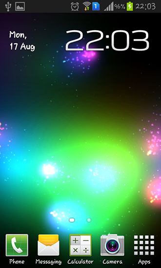 Download livewallpaper Mega particles for Android.