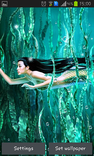 Download livewallpaper Mermaid for Android.